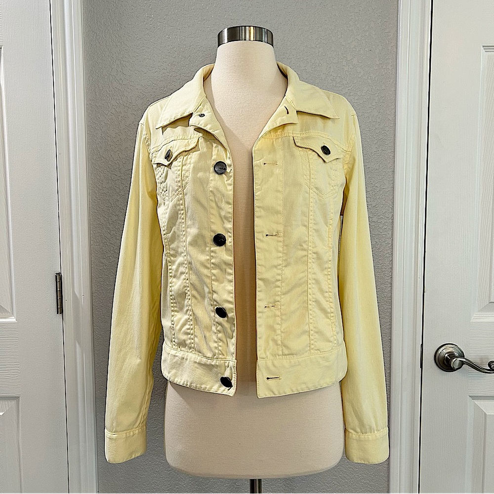Jag Jeans Butter Yellow Cotton Jacket